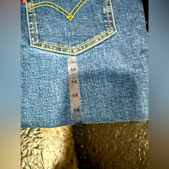 Levi’s 501 Original Skinny Jeans – Big Girls Size 14 – Adjustable Waistband NWT - Picture 8 of 16
